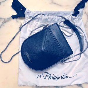 Phillip Lim Purse - Black with silver strap